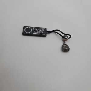 Black Label .925 Silver Purse Charm